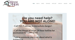 Desktop Screenshot of pchouseofhope.org